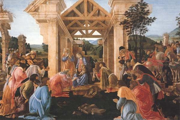Sandro Botticelli Adoration of the Magi oil painting image
